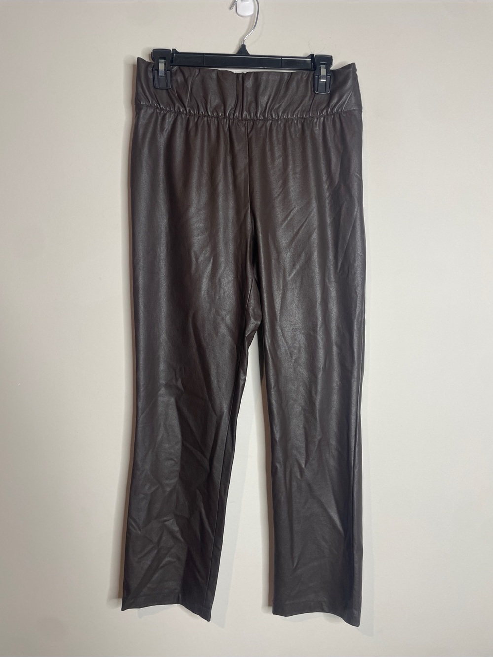 Brochu Walker | Women’s Brown Faux Leather Pants Size Large